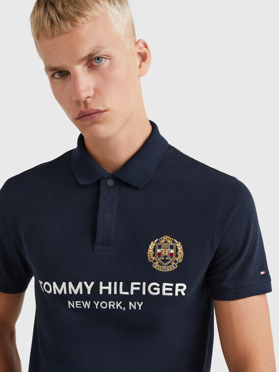 ICONS CREST SLIM FIT POLO