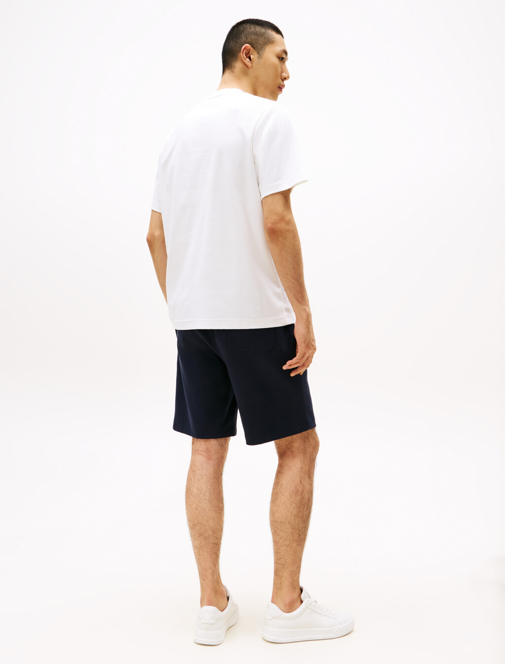 Hilfiger Embossed Logo T-Shirt, White, hi-res