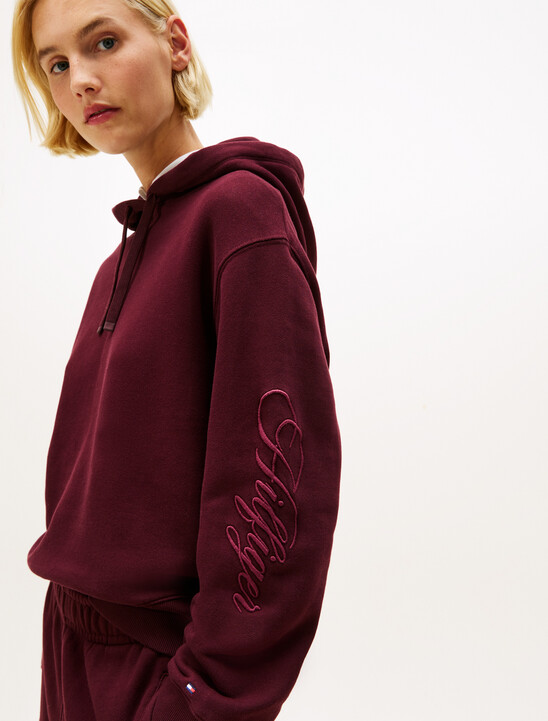 Logo Embroidery Drawstring Hoody