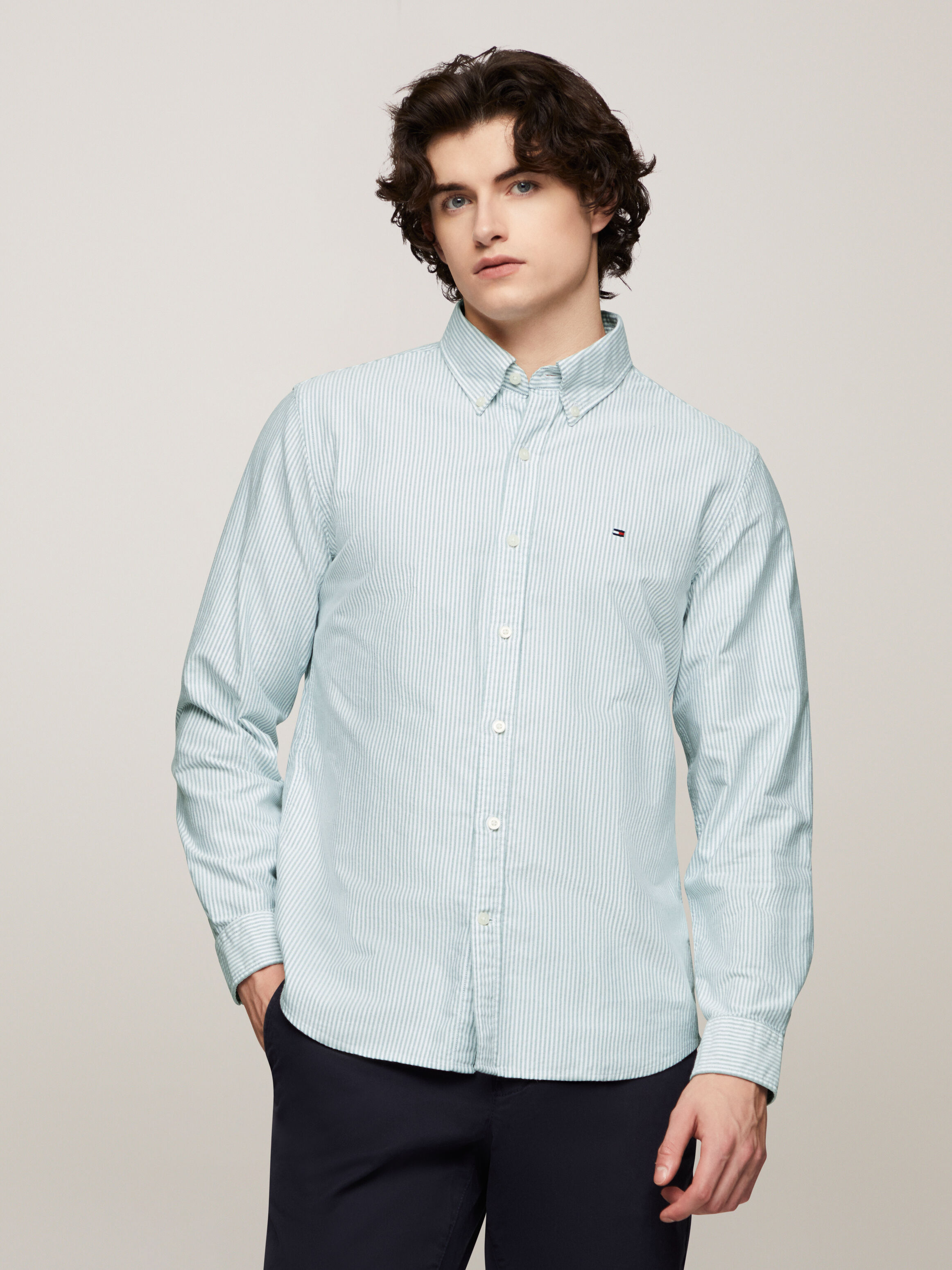 Tommy hilfiger organic oxford shirt top