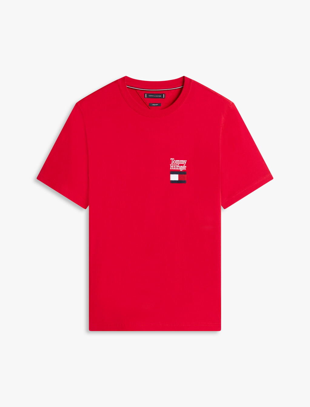 Logo Embroidery Jersey Crew Neck T-Shirt, Medium Red, hi-res