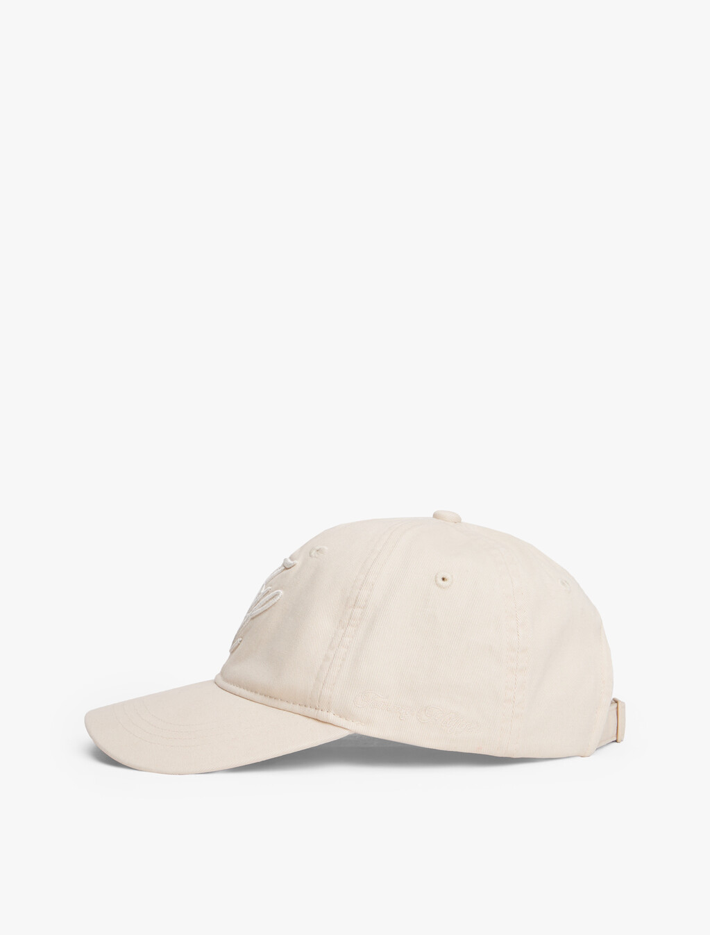 Logo Embroidery Baseball Cap, Oat Milk, hi-res