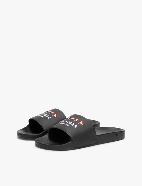 Flag Embroidery Pool Slides