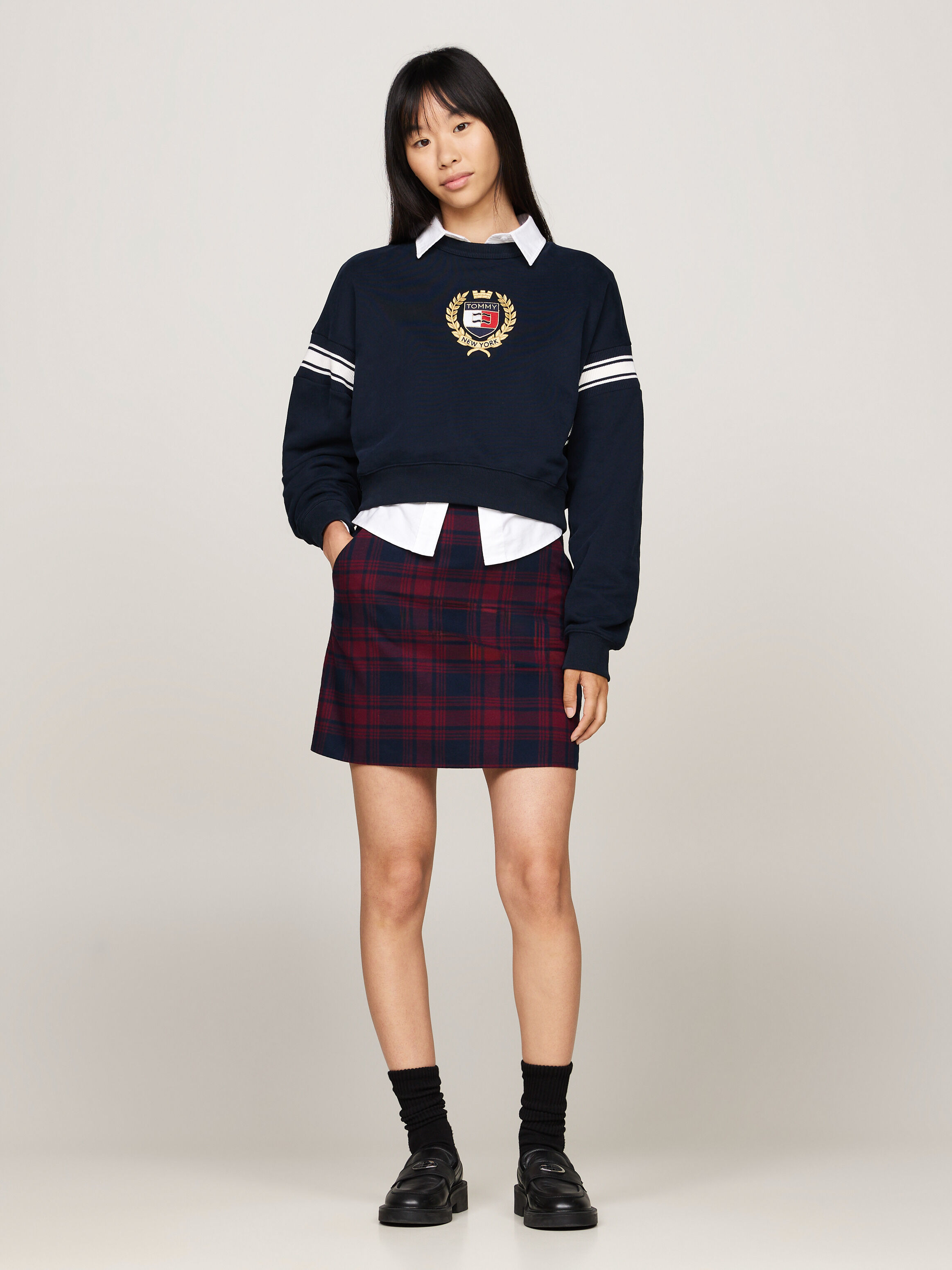 Tartan Check Mini Skirt red Tommy Hilfiger Malaysia