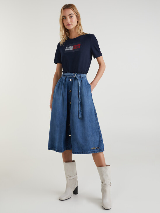 Pure Organic Cotton Signature Logo T-Shirt Pure Organic Cotton Signature Logo T-Shirt