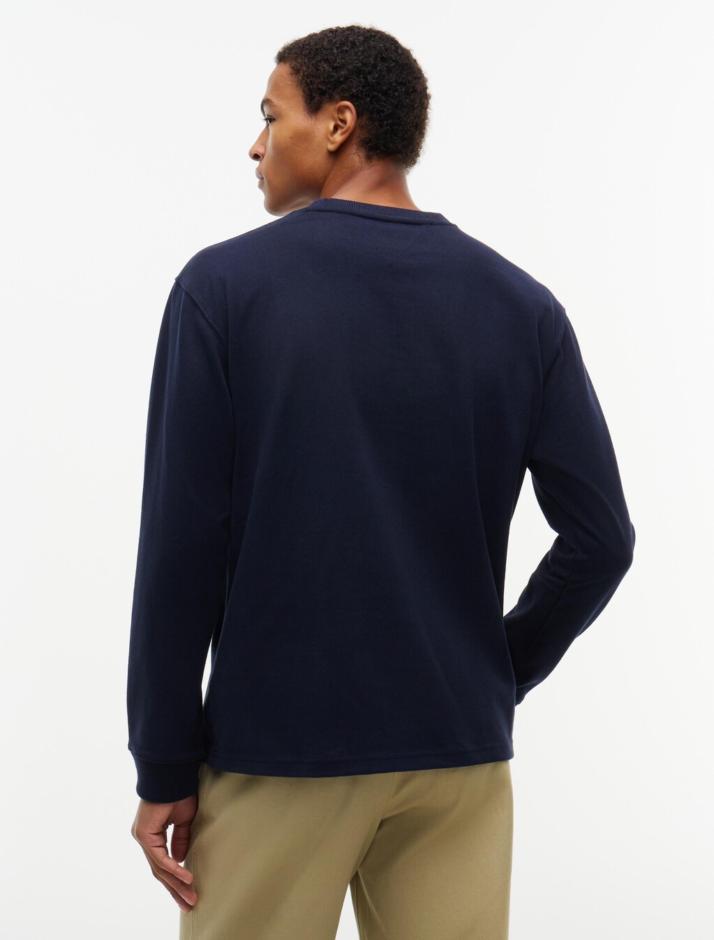 Varsity Logo Pocket Relaxed Long-Sleeve T-Shirt, Navy Blue, hi-res
