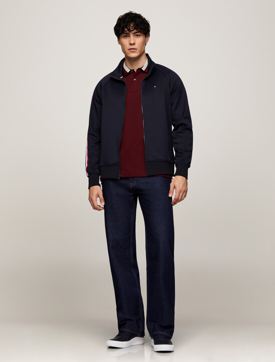Stripe Collar Polo