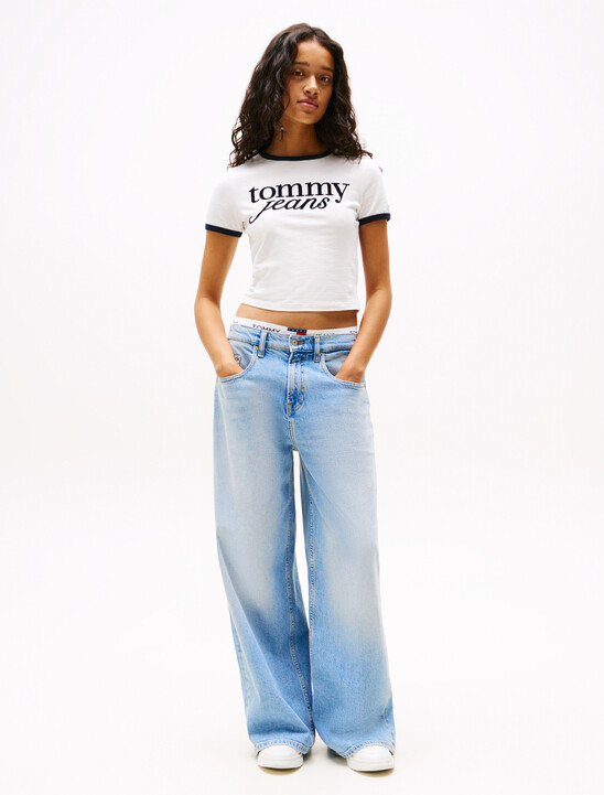 Logo Slim Ringer T-Shirt