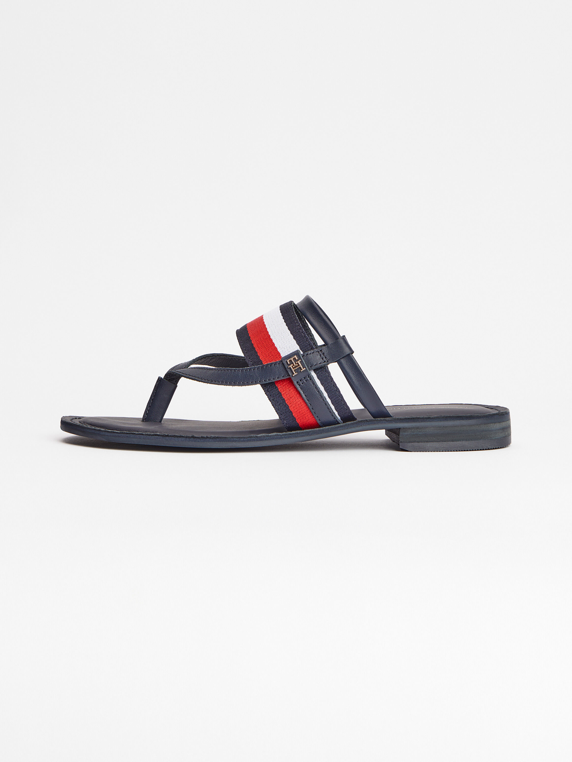 Stripe sandals discount