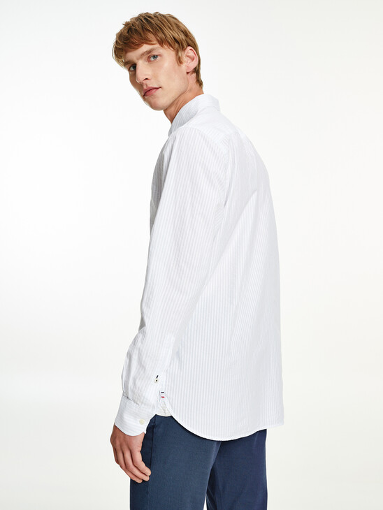 Vertical Stripe Regular Fit Shirt