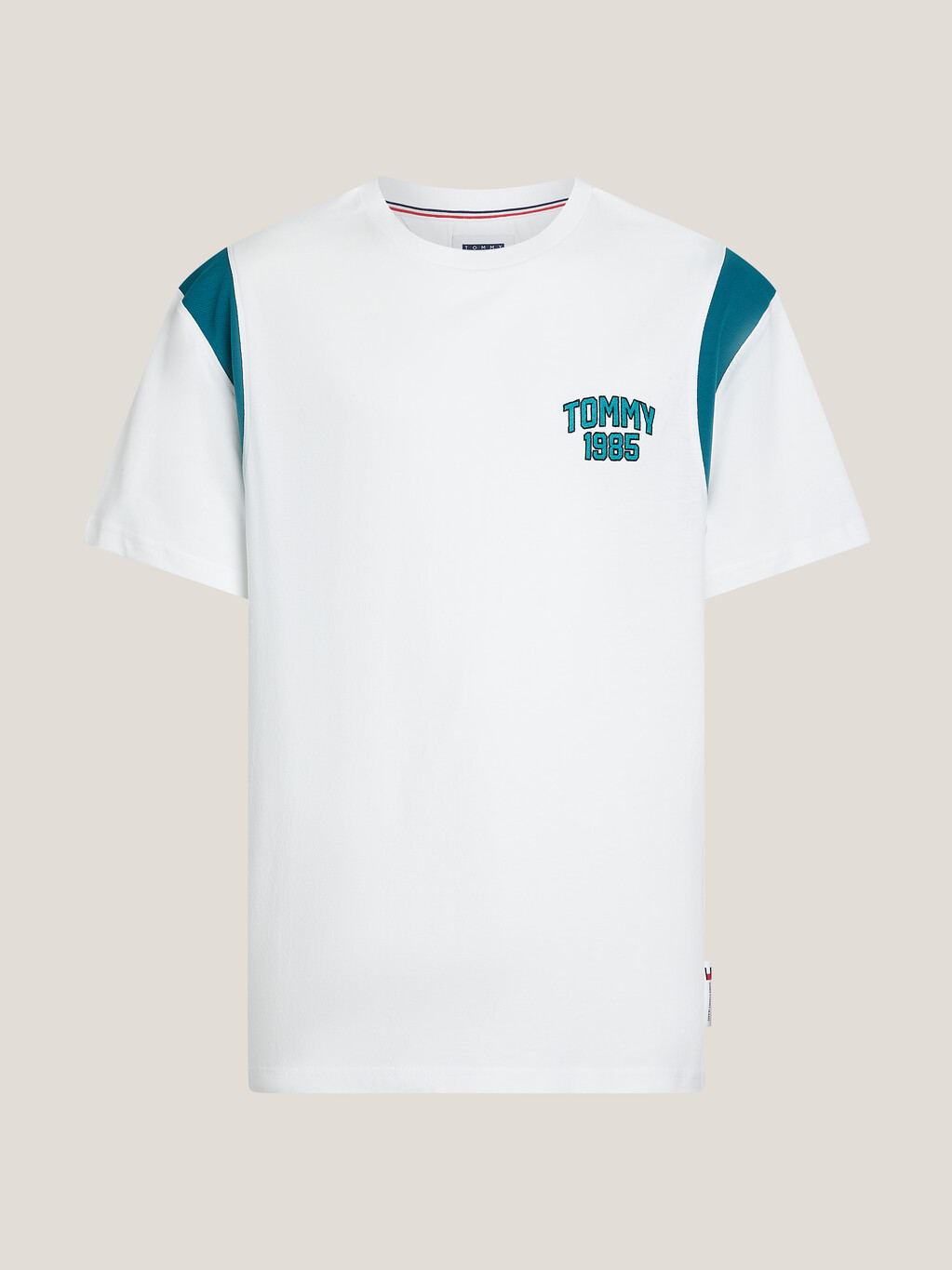 Tommy 1985 Varsity T-Shirt, White, hi-res