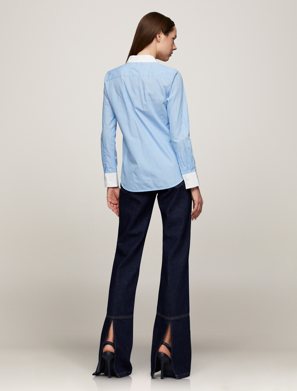 Asia Fit Ivy Stripe Shirt, Ivy Stp/ Vessel Blue, hi-res