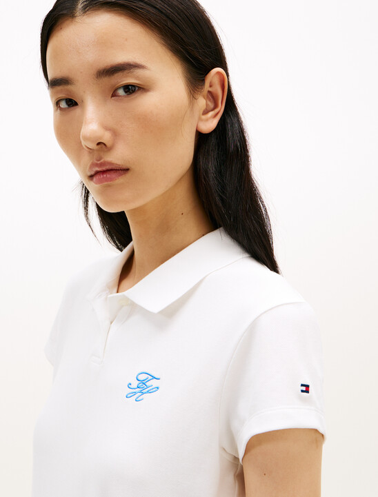 1985 Slim Fit Logo Embroidery Polo Shirt