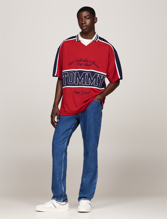 Dual Gender Colour-Blocked Logo Polo