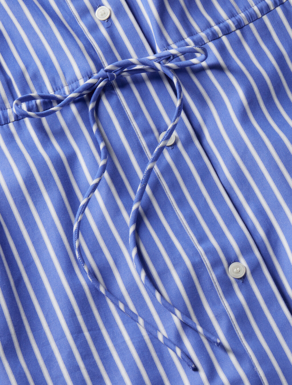 Poplin Relaxed Shirt Dress, Stacking Stp/ Verona Blue, hi-res