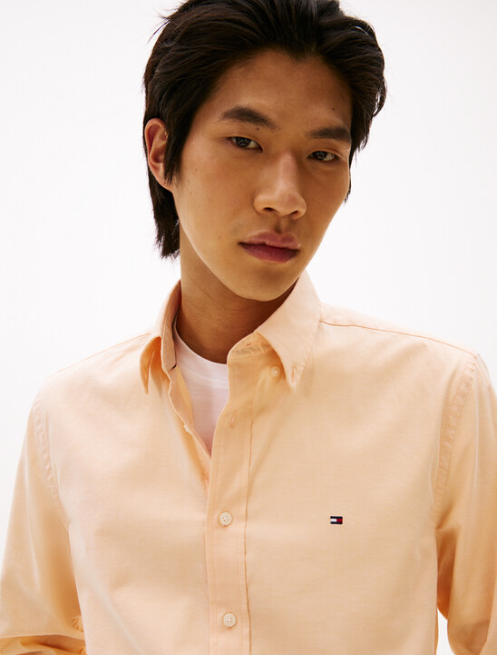 Asia Fit Lightweight Solid Oxford Shirt