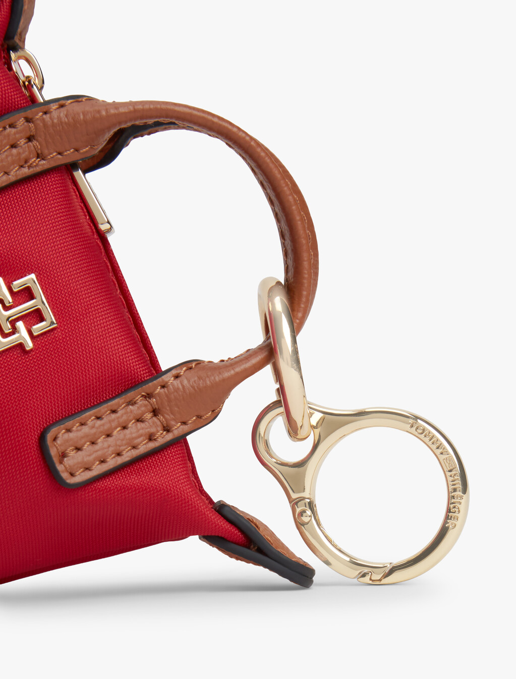 Tote Bag Keyring Pouch Charm, Primary Red, hi-res