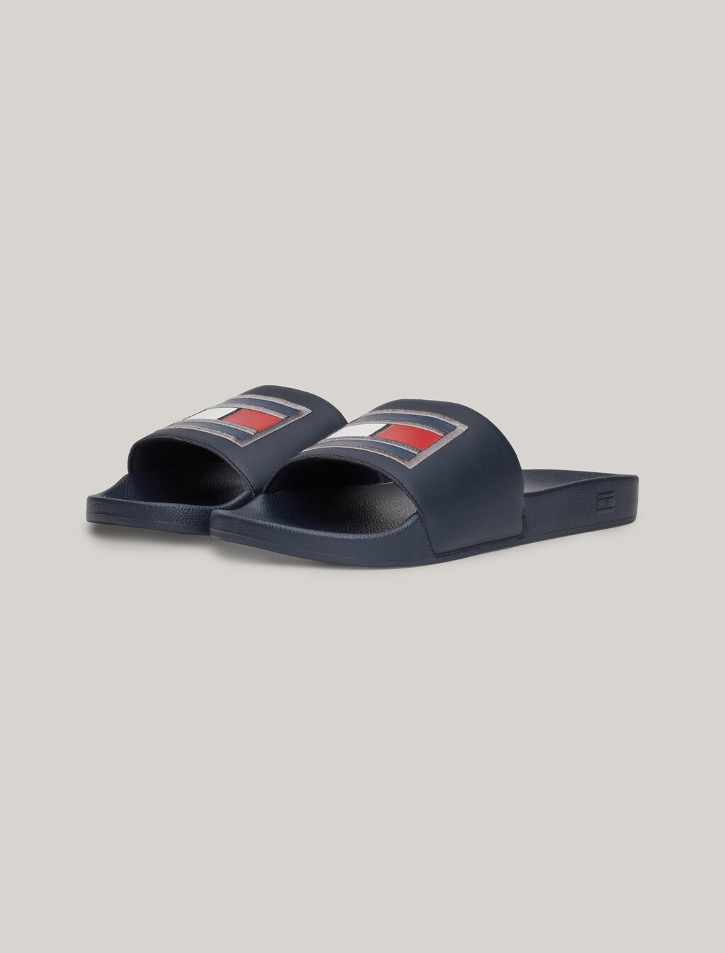 Flag Appliqué Pool Slides, Desert Sky, hi-res