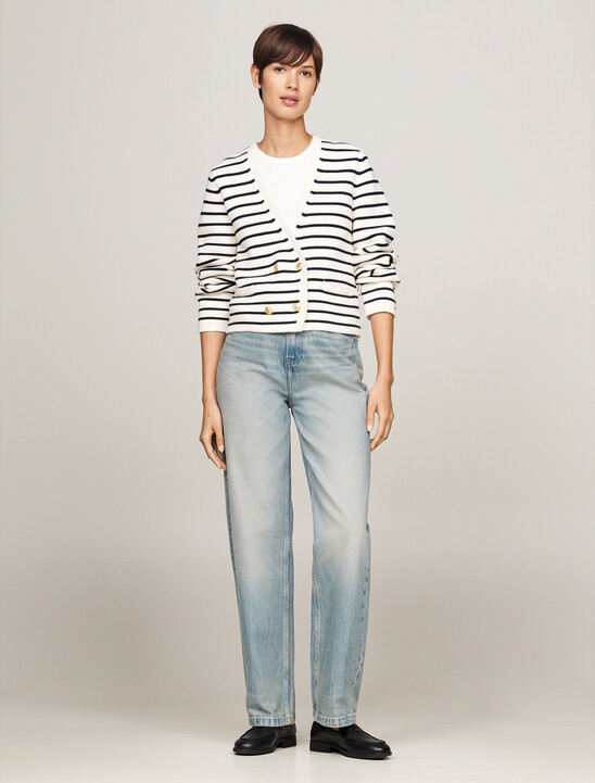 Breton Stripe Cardigan