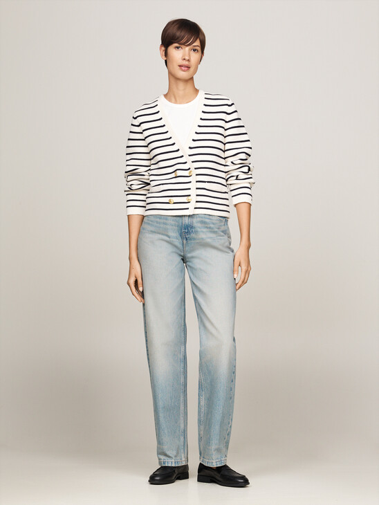 Breton Stripe Cardigan