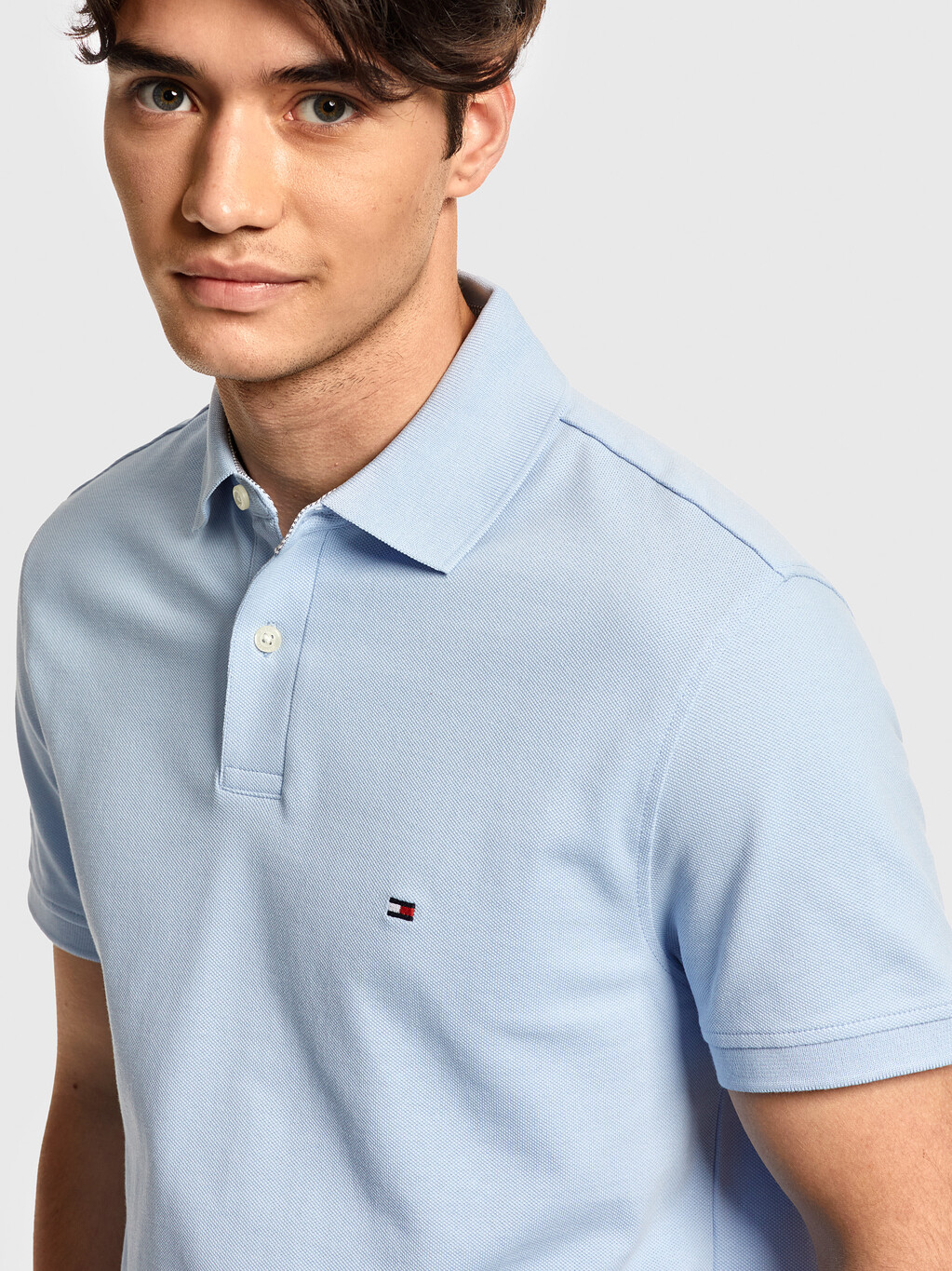 1985 Collection Regular Fit Polo, Chambray Blue, hi-res
