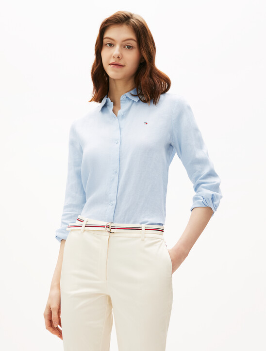 Asia Fit Essential Linen Relaxed Shirt