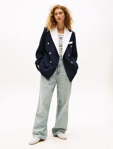 The Runway Collection Oversized Utility Jeans, Light Blue Denim, hi-res