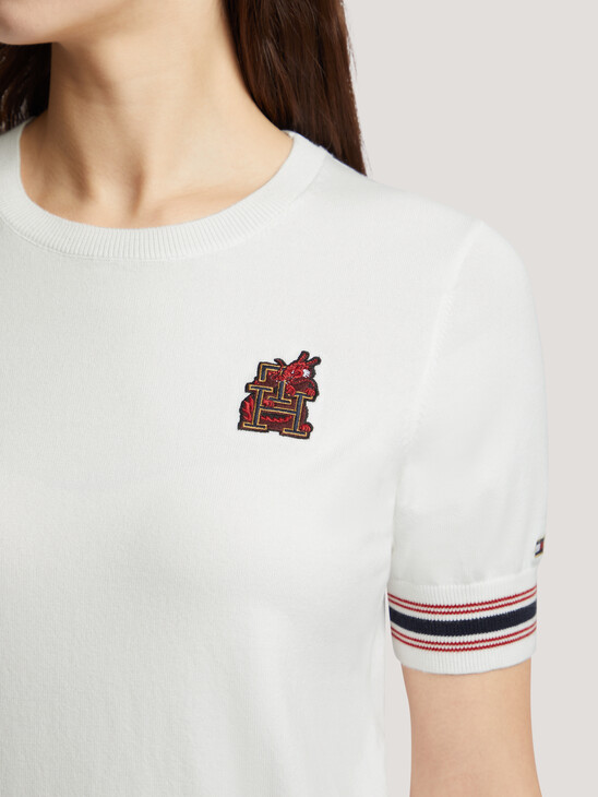 CNY Monogram Sweater