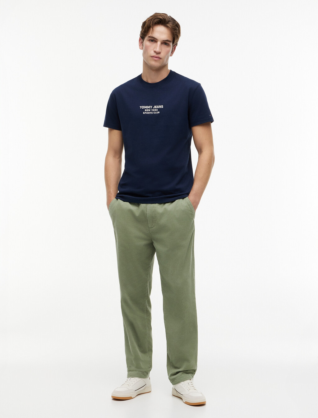 Peached Jersey T-Shirt, Dark Night Navy, hi-res