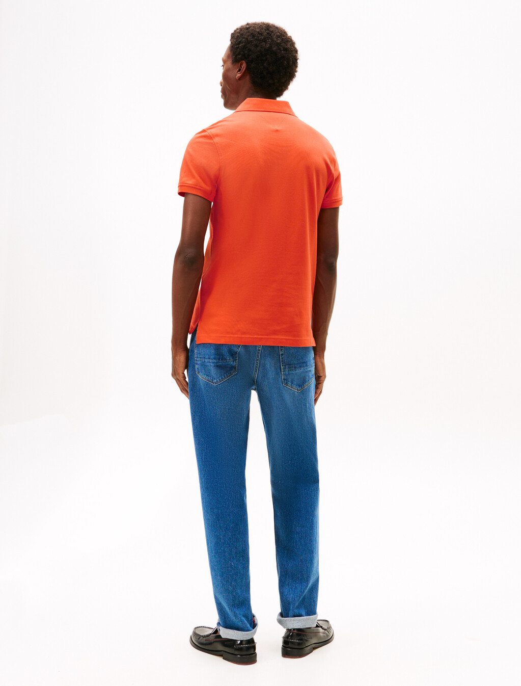 1985 Collection Slim Fit Polo, Brilliant Orange, hi-res