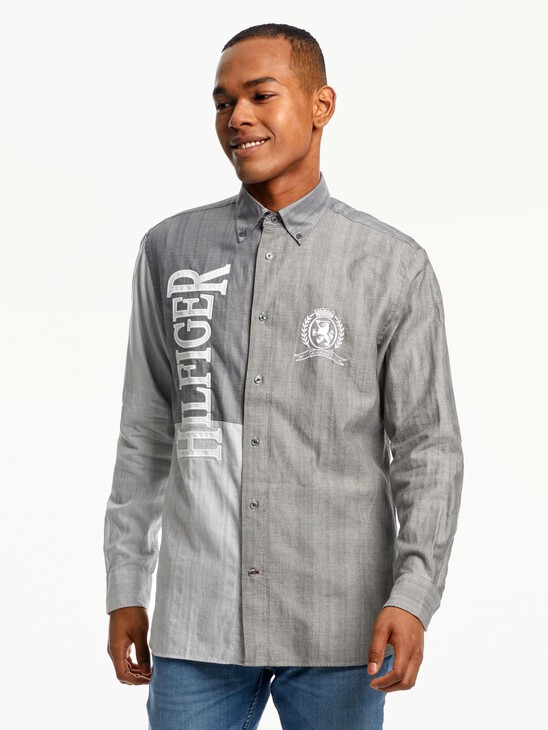 Crest Logo Relaxed Fit Shirt