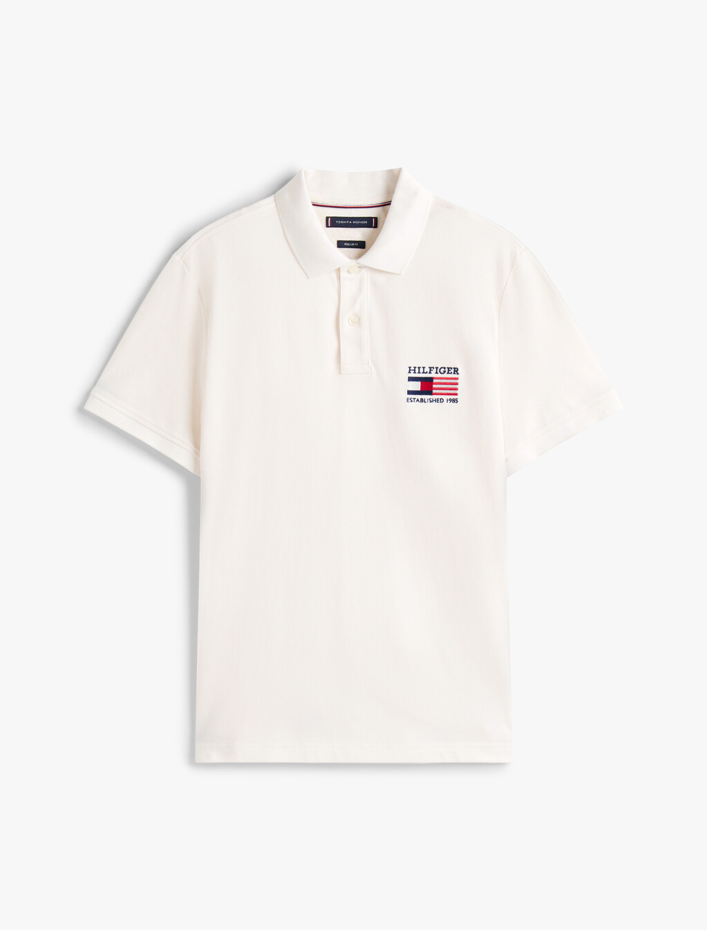 Hilfiger Flag Polo, Ivory Petal, hi-res