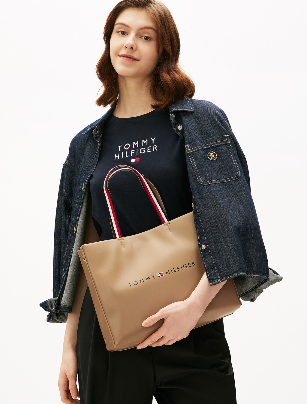 TH Established Shopper Tote, Safari Canvas, hi-res