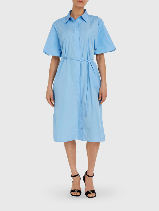 Short Sleeve Midi Shirt Dress