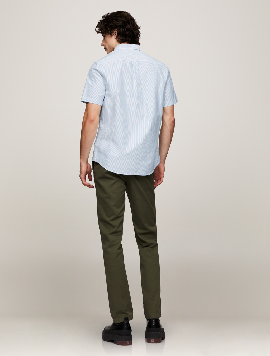Heritage Stripe Oxford Shirt, Shirt Blue / White, hi-res