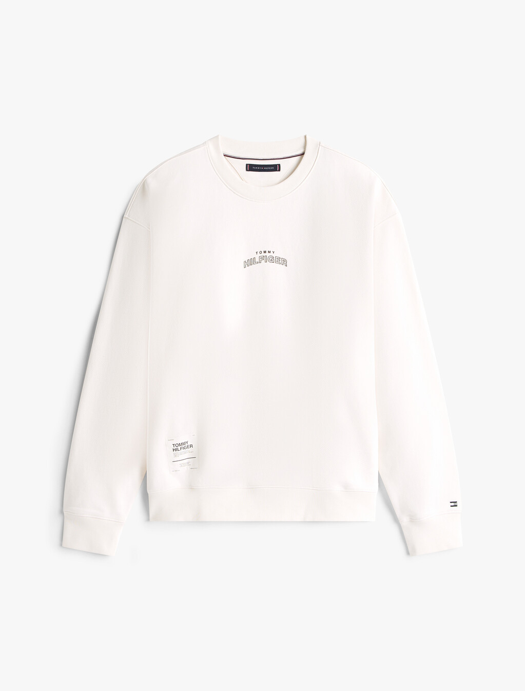 Heavy Twill Crewneck Sweatshirt, Ivory Petal, hi-res