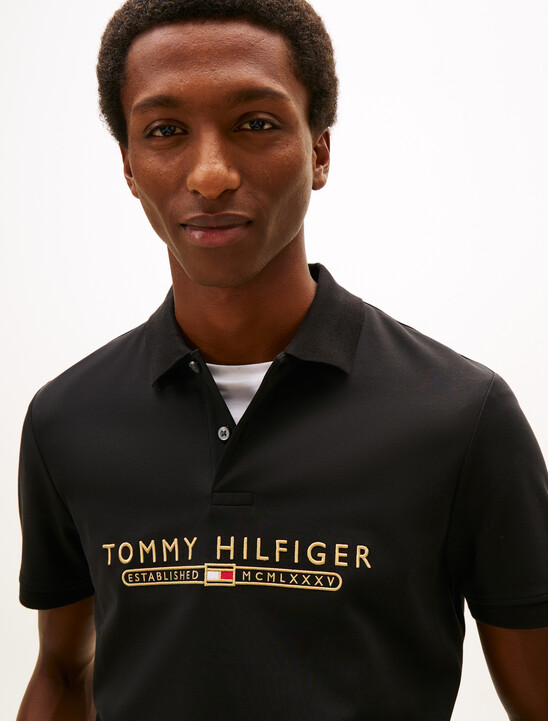 Icon Luxe Logo Embroidery Polo