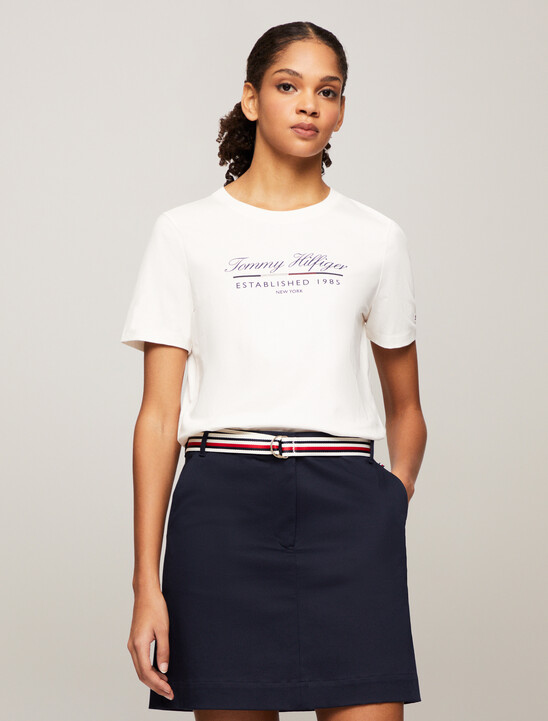 Script Logo Crewneck T-Shirt