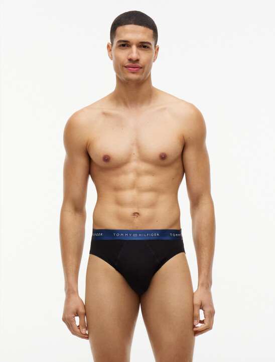 3-Pack Signature Logo Metallic Waistband Briefs