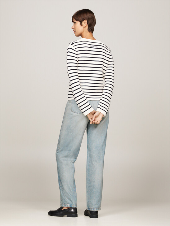 Breton Stripe Cardigan