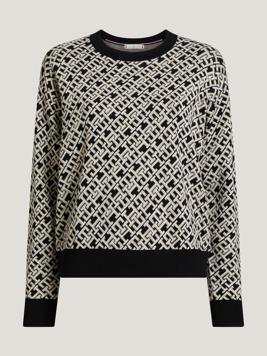 TH Monogram Jacquard Sweater