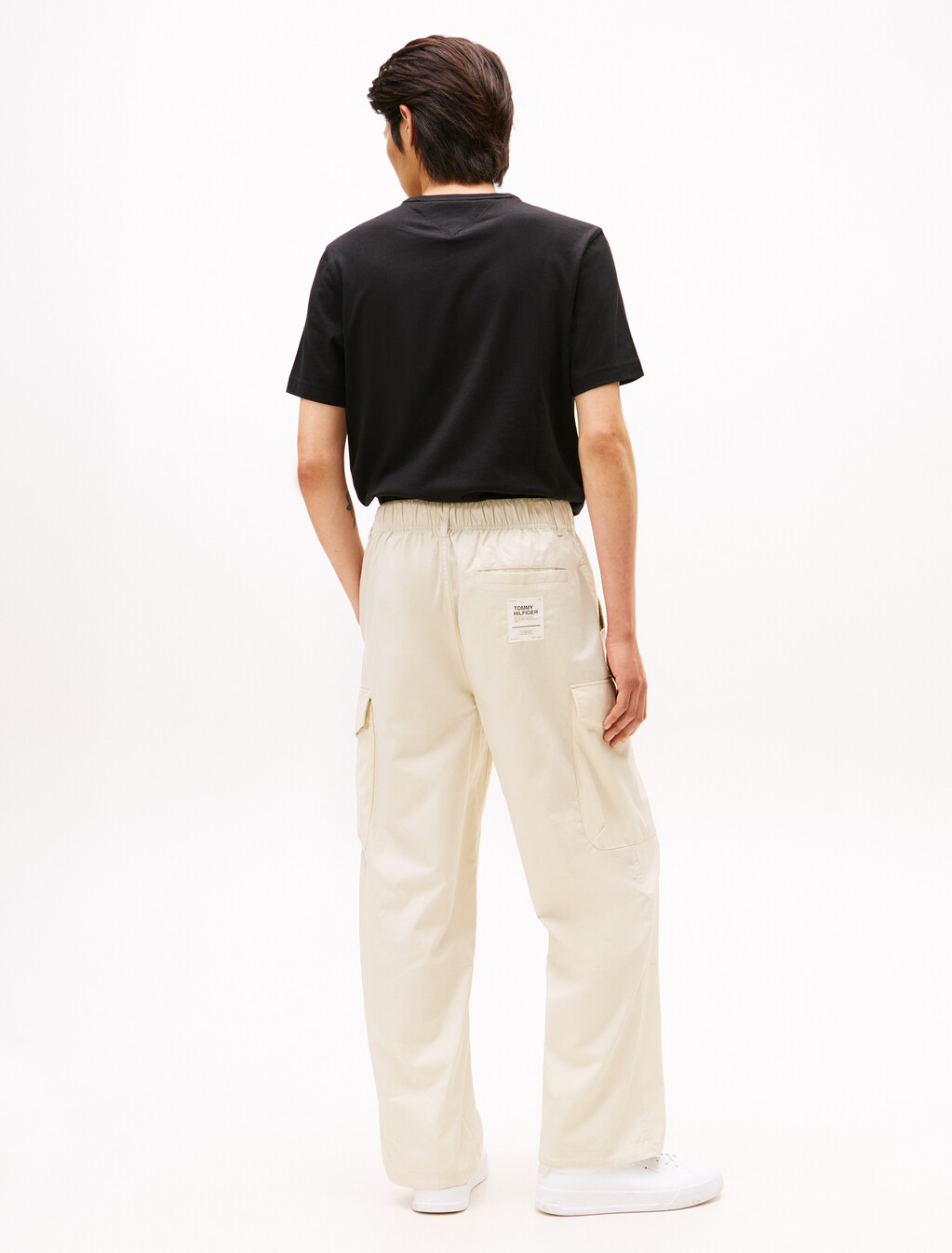 Mix Fabric Utility Cargo Pant, Newsprint, hi-res