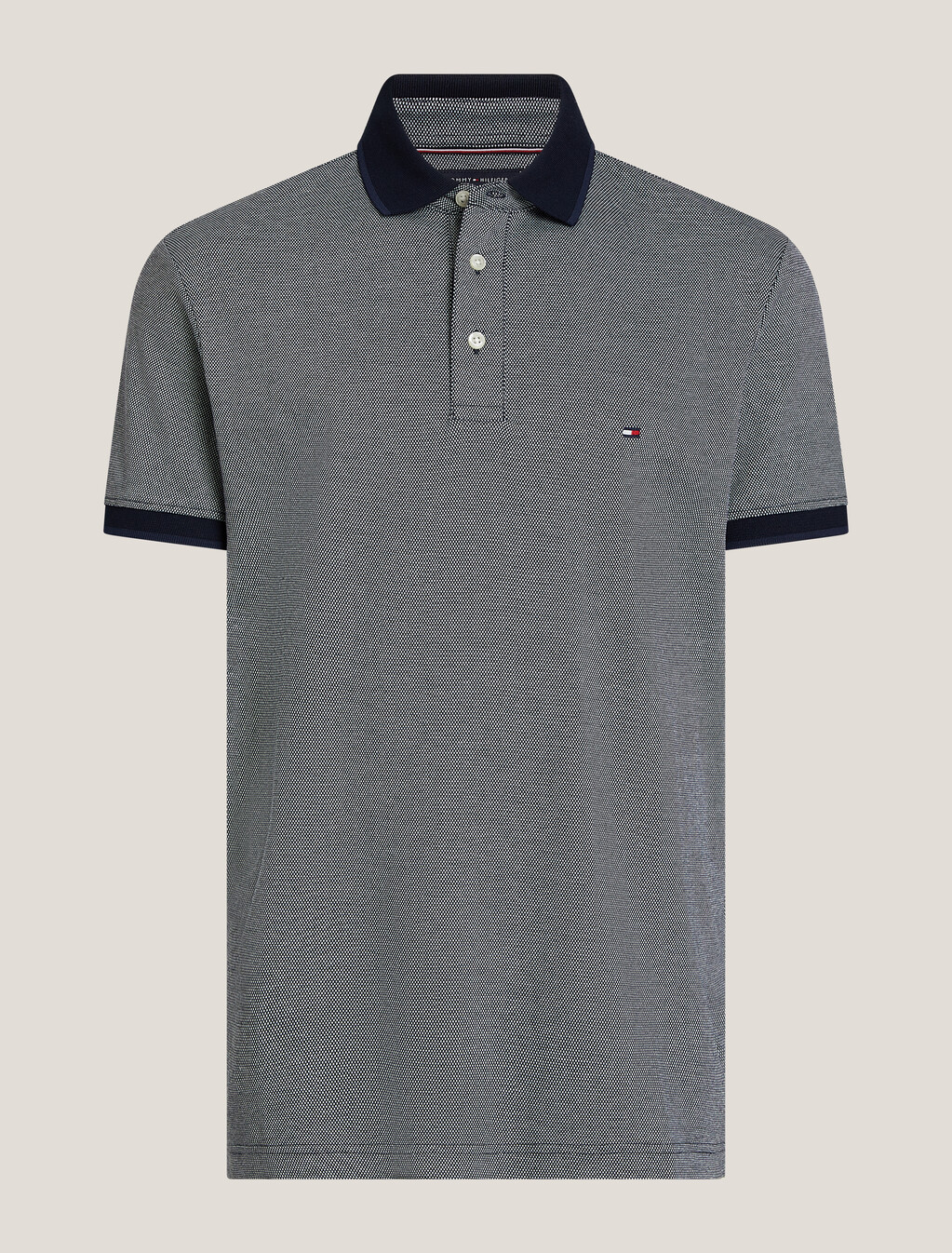 Interlock Polo, Desert Sky / White, hi-res