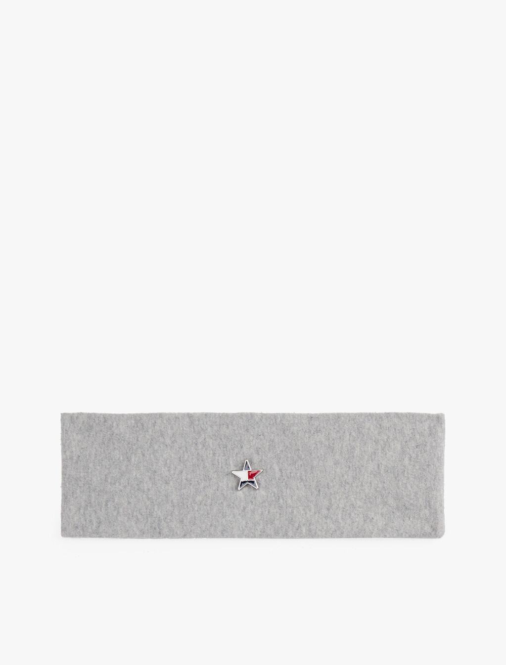 Tommy Girl Star Logo Headband, Grey Melange, hi-res