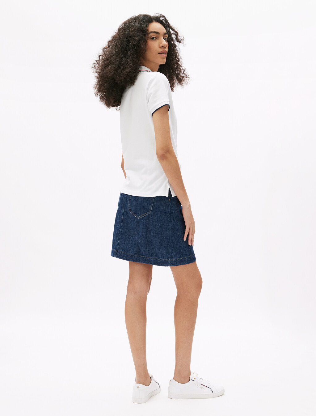 Asia Fit Slim Polo Shirt, Th Optic White, hi-res