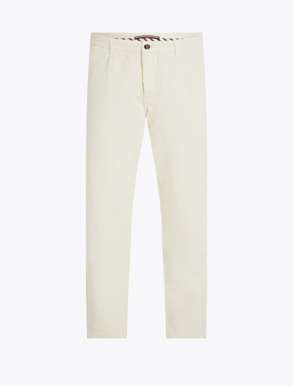 Harlem Stretch Cotton Corduroy Tapered Chinos, Ivory, hi-res