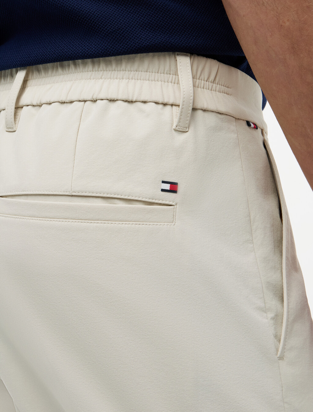 Tech Elasticated Chino Shorts, Newsprint, hi-res