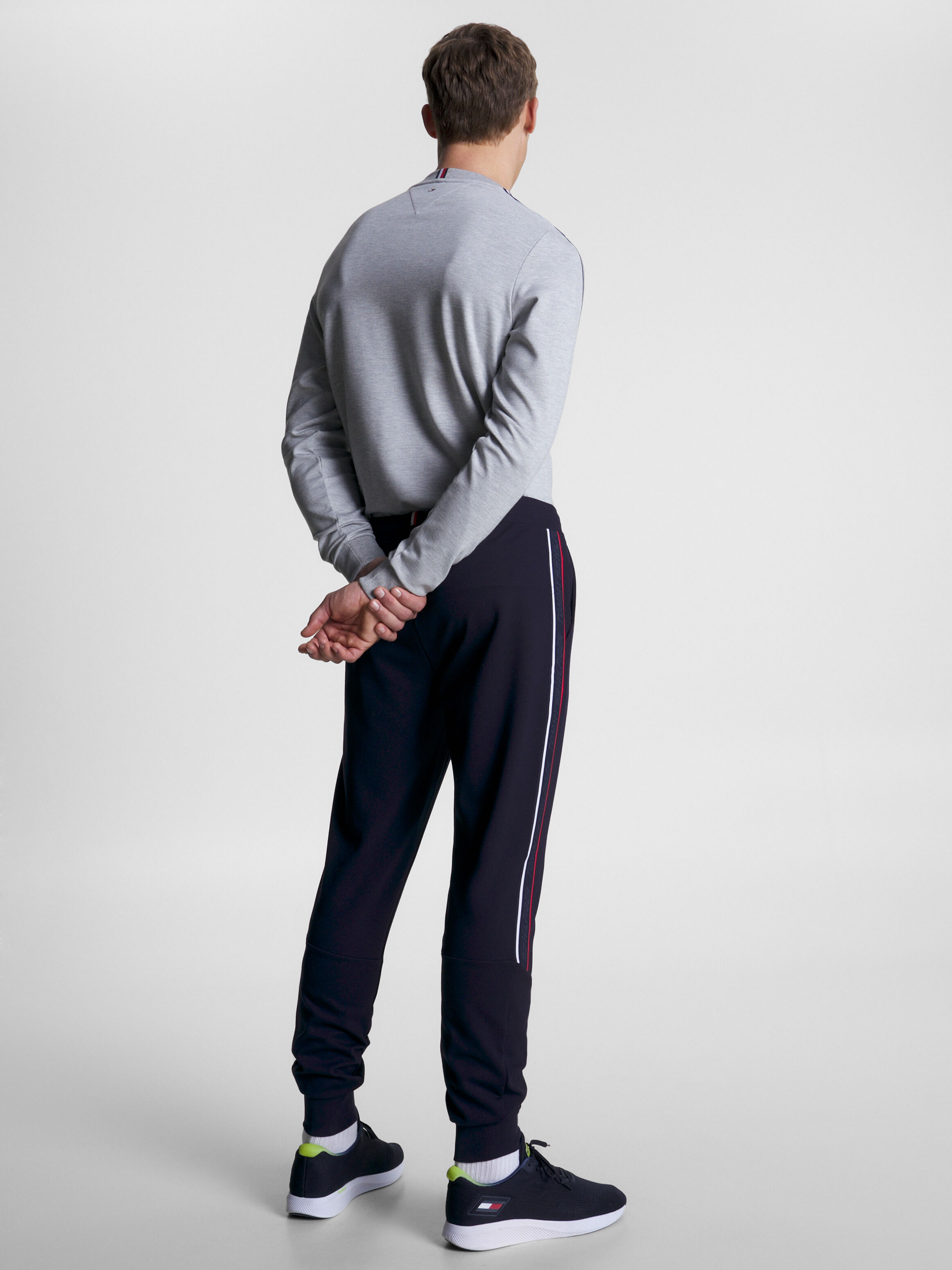 Sport Signature Tape Joggers blue Tommy Hilfiger Malaysia