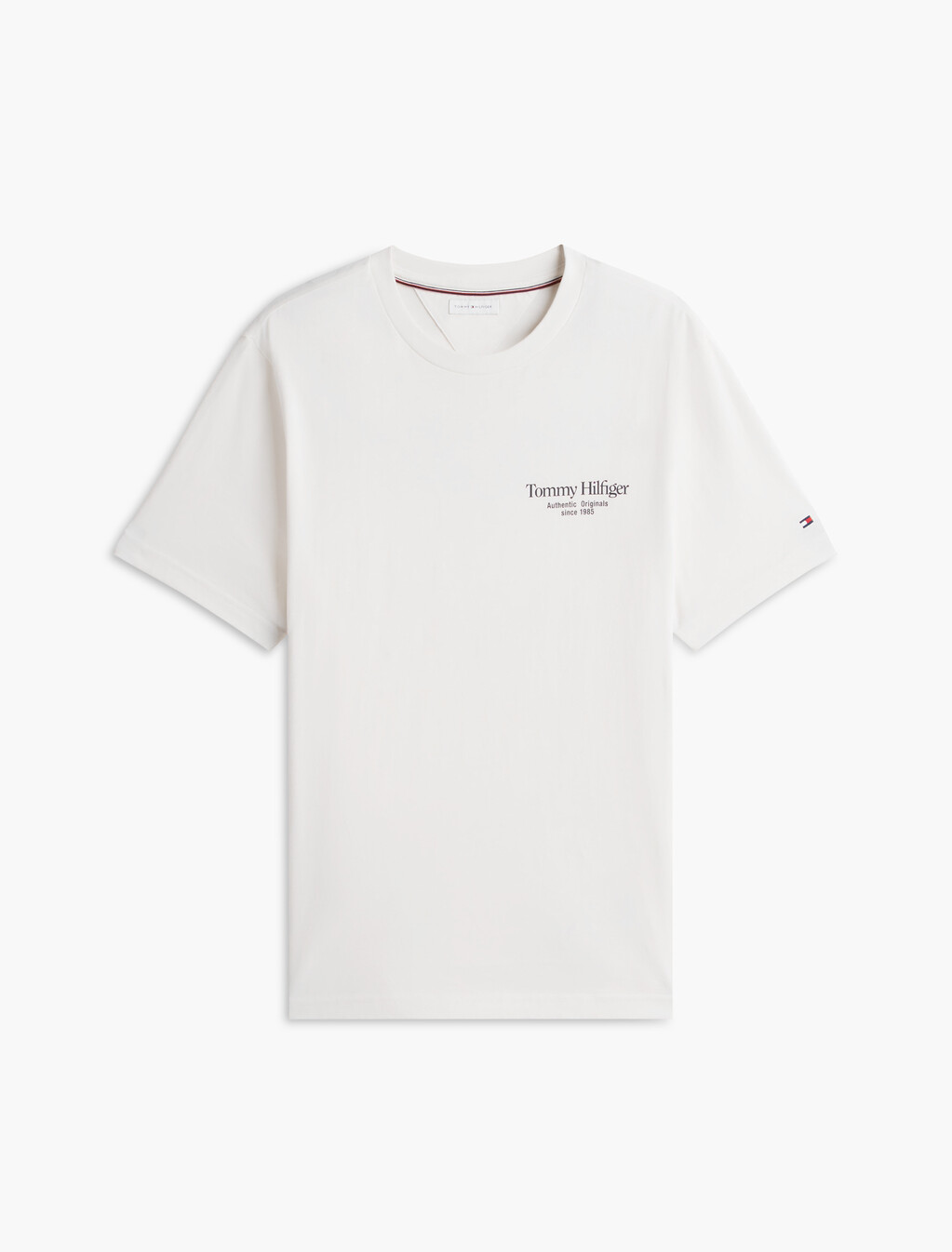 Back Logo Crew Neck T-Shirt, Ivory Petal, hi-res