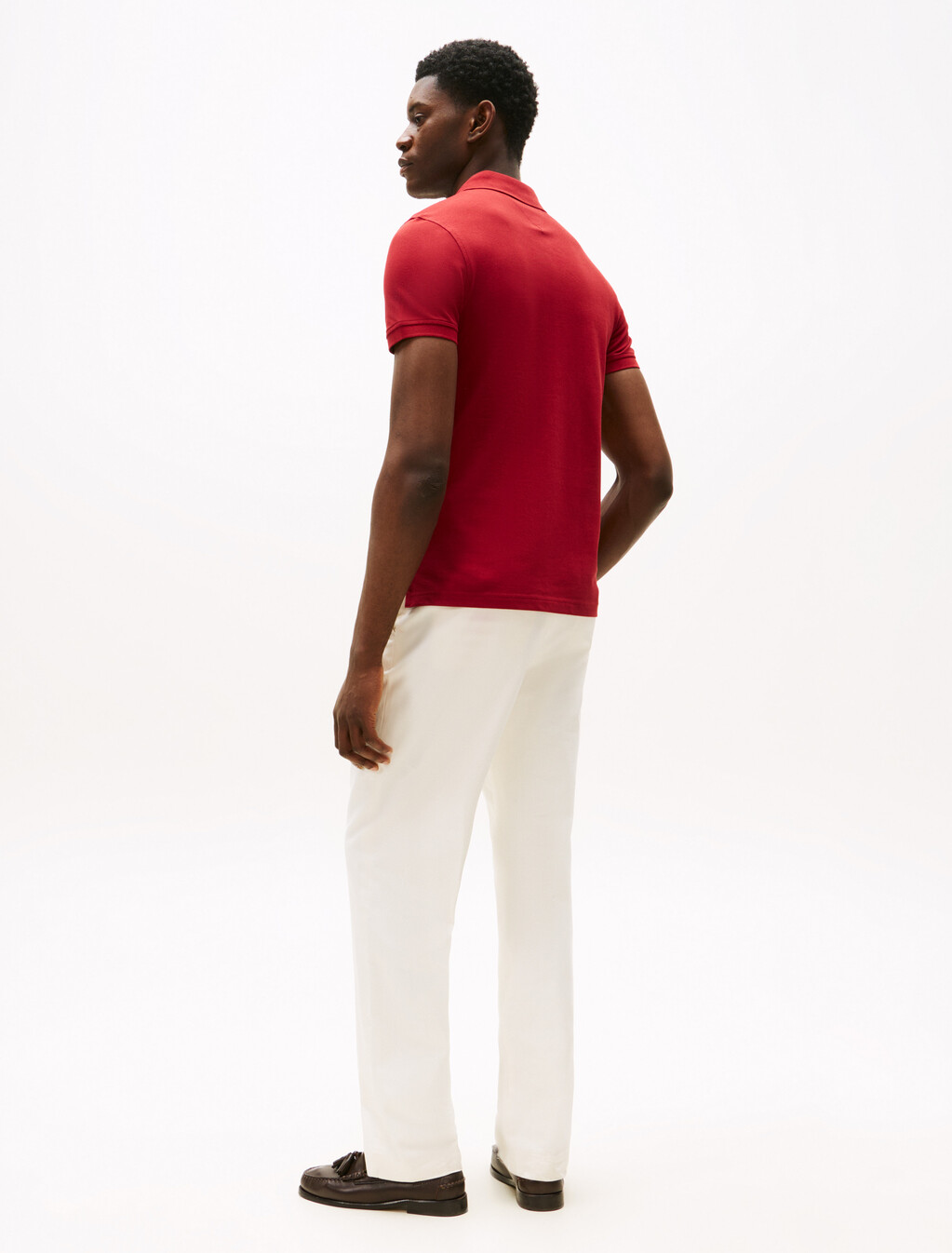 1985 Collection Slim Fit Polo, Regatta Red, hi-res